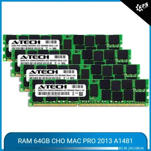RAM 64GB cho Mac Pro 2013 A1481