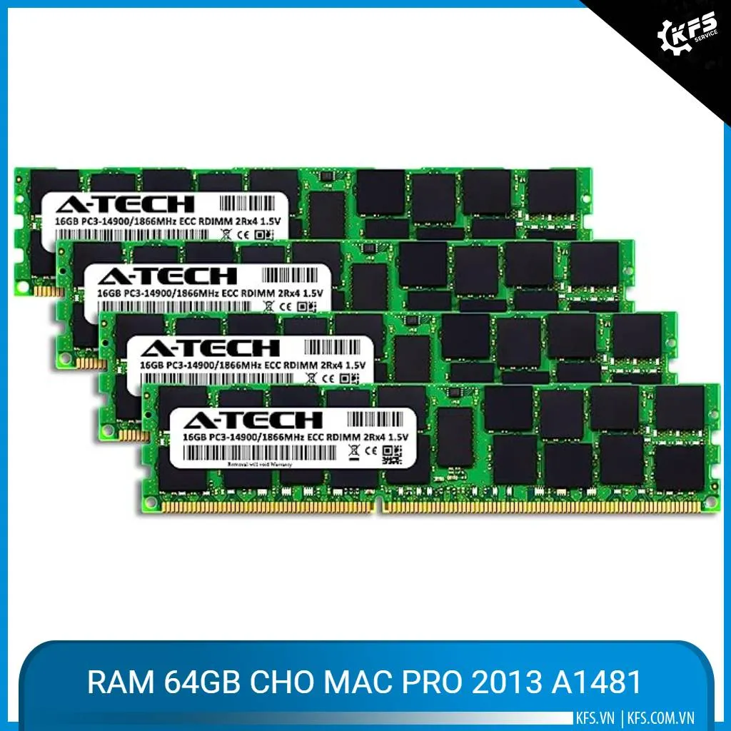 RAM 64GB cho Mac Pro 2013 A1481