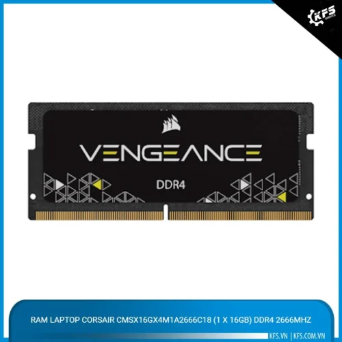 RAM Laptop CORSAIR CMSX16GX4M1A2666C18 (1 x 16GB) DDR4 2666MHz
