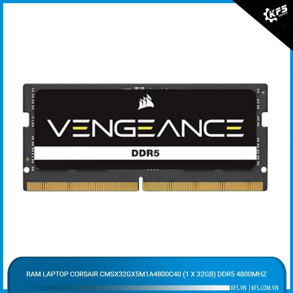 RAM Laptop CORSAIR CMSX32GX5M1A4800C40 (1 x 32GB) DDR5 4800MHz