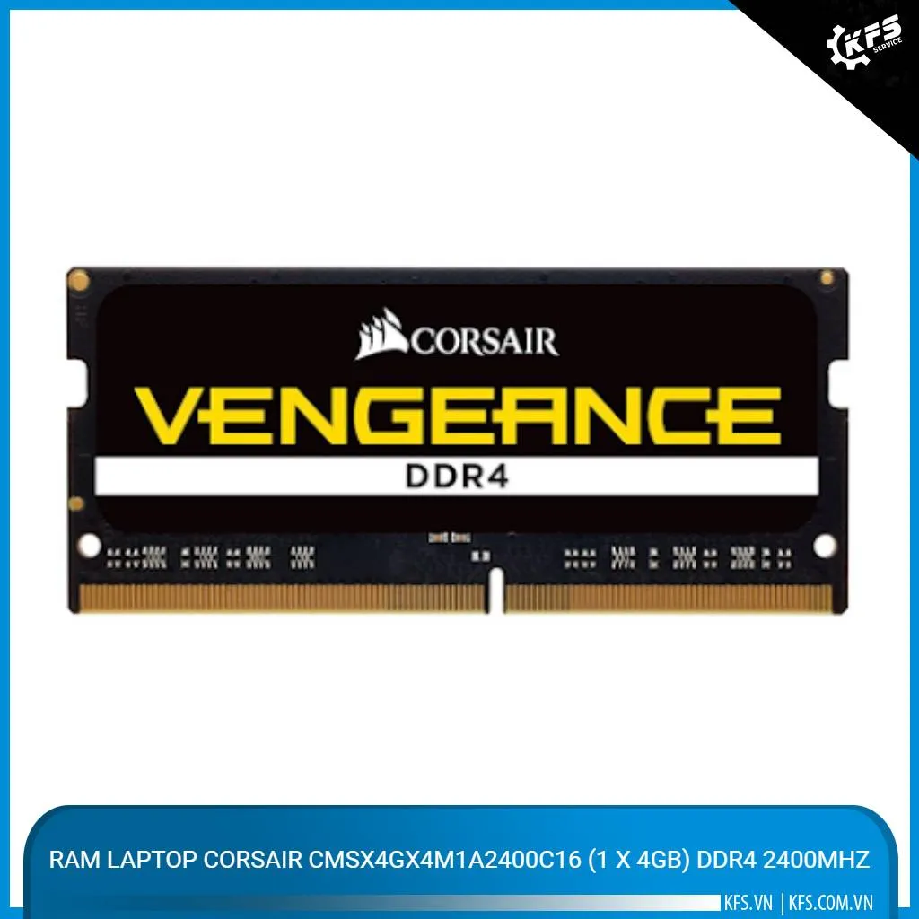 RAM Laptop CORSAIR CMSX4GX4M1A2400C16 (1 x 4GB) DDR4 2400MHz
