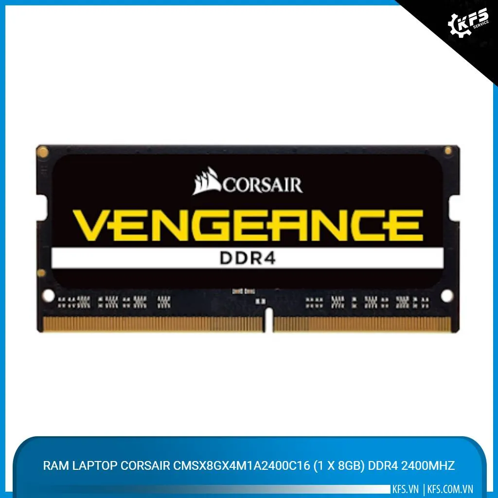 RAM Laptop CORSAIR CMSX8GX4M1A2400C16 (1 x 8GB) DDR4 2400MHz