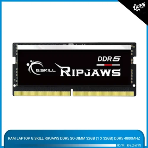 RAM Laptop G.SKILL Ripjaws DDR5 SO-DIMM 32GB DDR5 4800MHz